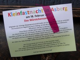 Kleinfastnacht 2017